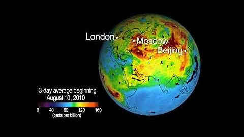 Concentration and Global Transport of Carbon Monoxide Pollution