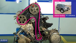 Montaje motor - Engine assembly | NISSAN PATROL TD-6 (RD28TEi)