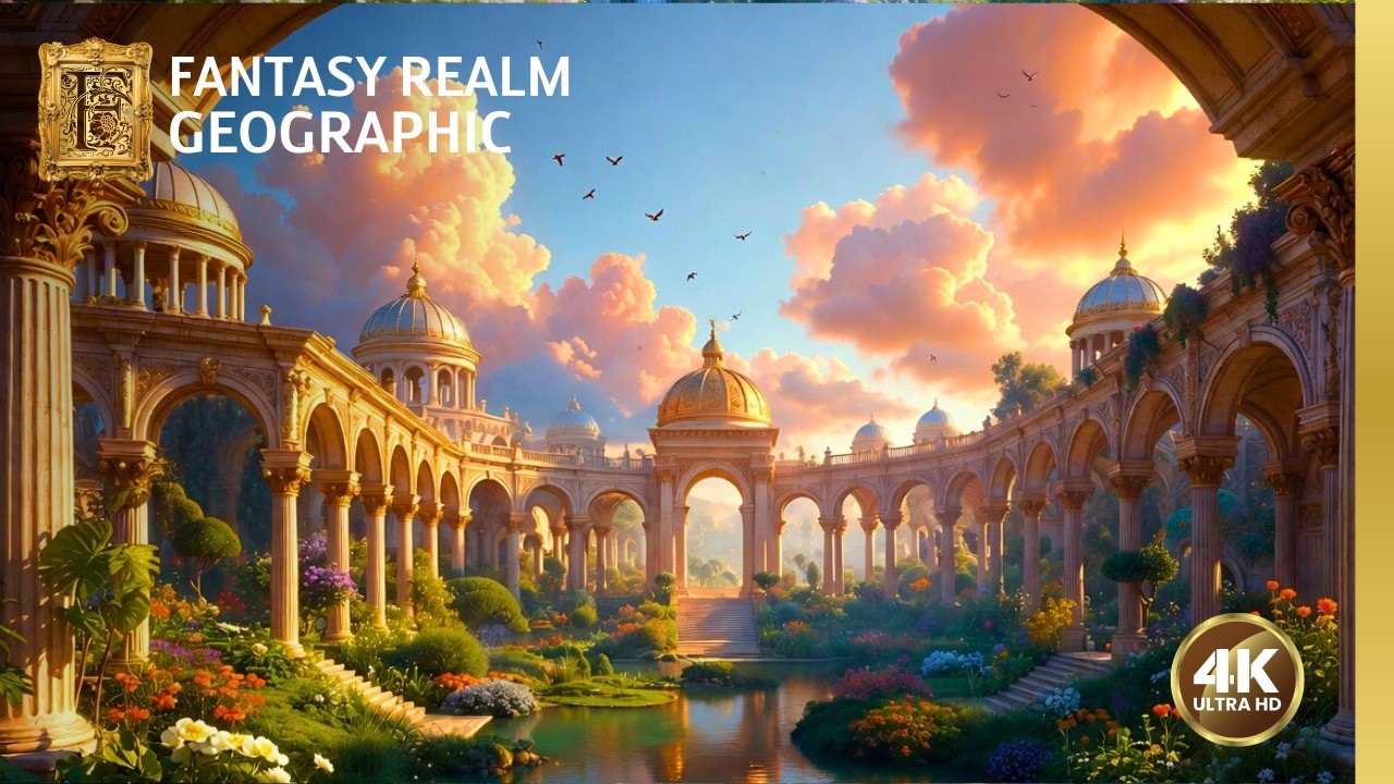 🏛️✨ Echoes of the Sacred Ages | Ancient Fantasy Temples & Forgotten Manuscripts | 432 Hz | 4K