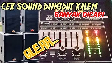 Cek sound dangdut kalem Bass glerr | permata hati kerinduan Bahtera cinta | ijjo production