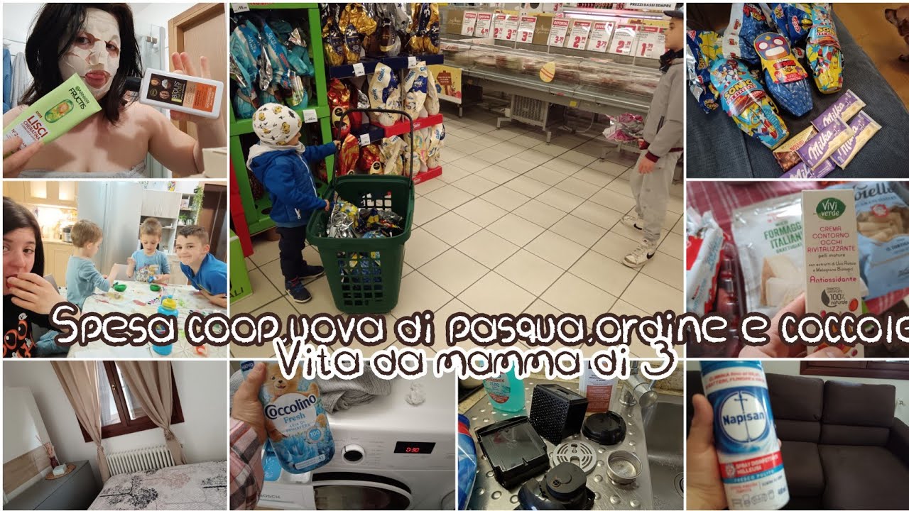 SPESA alla COOP | UOVA DI PASQUA😍Ordine e cura di me stessa❣️