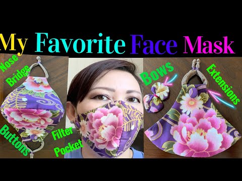 Video ( # 72 ) How To Make The Best Fabric Face Mask With... - youtube