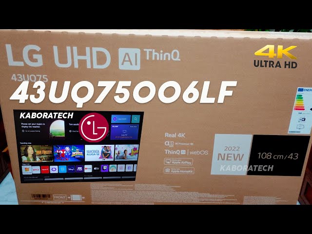 TV LED 165,1 cm (65) LG 65UQ75006LF, 4K UHD, Smart TV