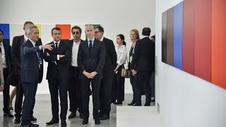 Emmanuel Macron inaugure le Centre Pompidou de Shanghai