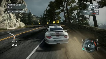NFS The Run - Stage 2: Tioga Pass Road - Gain 6 Positions - HD Racing [1080p 60fps]