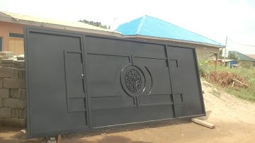 Building in Ghana Part 4 || Gate Installation ||