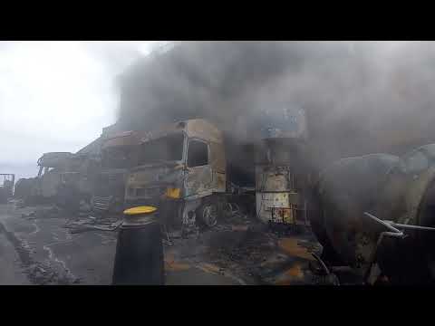 Euroferry Olympia: Εικόνες καταστροφής από το γκαράζ