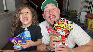 Blue Vs Red Snacks Kingston Had Way Too Much Candy Watch Until End