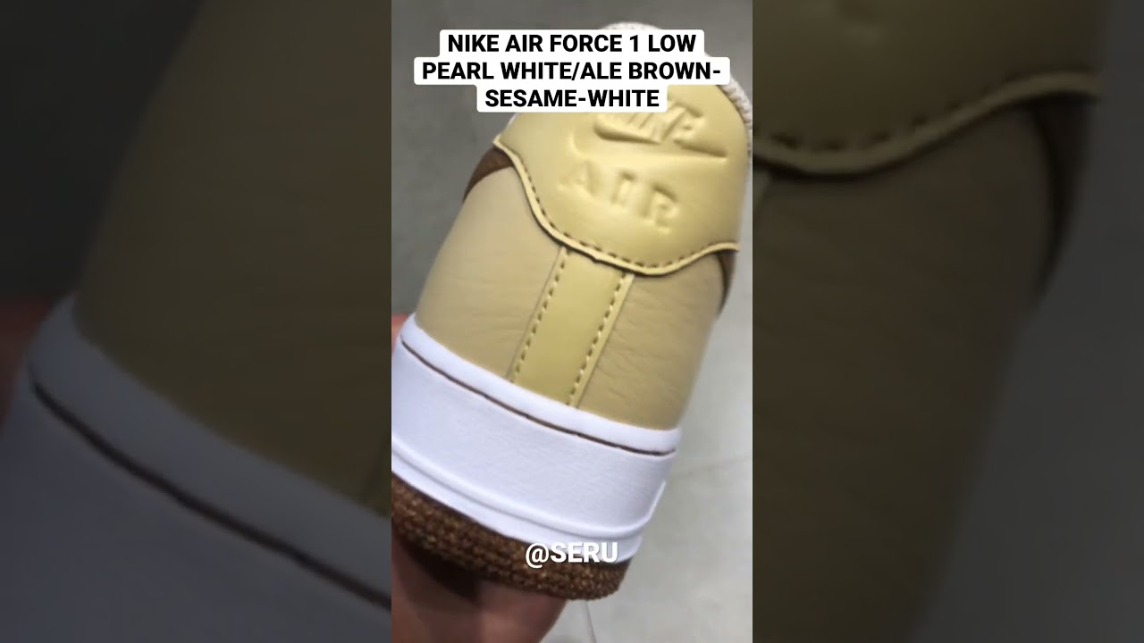Nike Air Force 1 Low Pearl White / Ale Brown / Sesame White on hand #nike # AF1 #AirForce1 #nft #meta 
