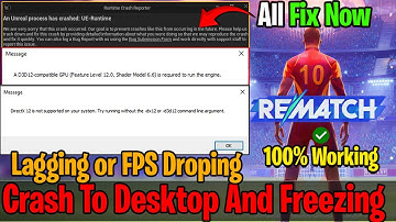 Fix REMATCH Crashes and FREEZE Issues with These EASY Steps