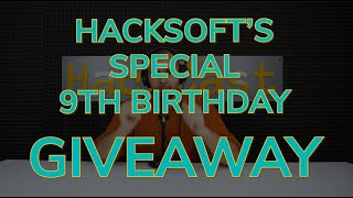 Hacksoft Is Turning 9 And We Are Doing A Giveaway