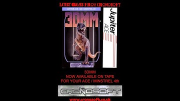 JUPITER ACE computer game - 3DMM - brand new 2023 real cassette release from Cronosoft