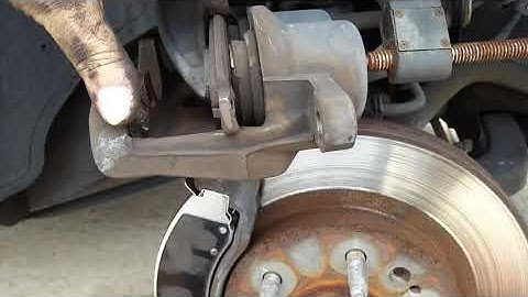 C - Clamp Brake Caliper - Compress Brake Caliper with C -clamp