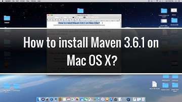 How to install Maven on Mac OS X? | Maven 3.6.1 Installation Tutorial