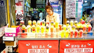 It's refreshing!! Stationery store couple hit the jackpot with fresh fruit juice