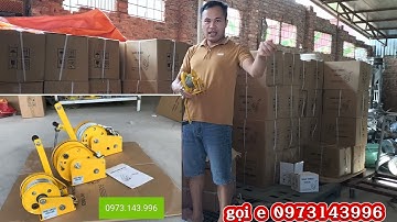 tời quay tay tự hãm. tời rạp cưới 550kg tời 1200lbs tự khoá. tời quay tay cao cấp. tời kéo gỗ. tời