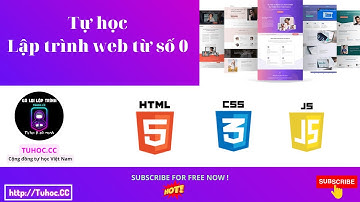 Tự học lập trình web chỉ 5 phút mỗi ngày - khóa học lập trình online miễn phí by tuhoc.cc
