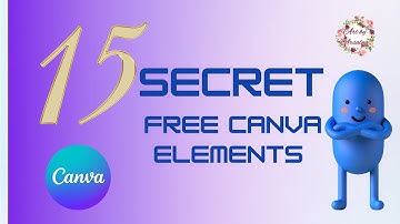 SECRET CANVA FREE ELEMENTS #CANVA #FREEELEMENTS #GRAPHICDESIGN #CANVADESIGNS #canva tutorial