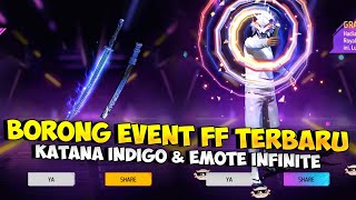 BORONG EMOTE INFINITE LOOPS &amp; KATANA INDIGO BURN !! Spin Event Katana &amp; Emote