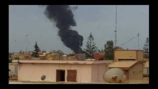 Revolutionaries fighter jet downed by friendly fire - Libya (3/19/2011)