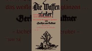 Das Ende von "Die Waffen nieder!" von Berta von Suttner