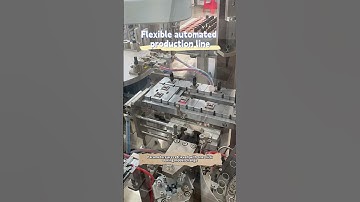 Flexible automated production line | #automation #flexibleautomation