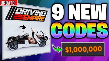🚨5 CARS UPDATE🚨! NEW DRIVING EMPIRE CODES NOVEMBER 2025 💸 FREE CASH FAST!