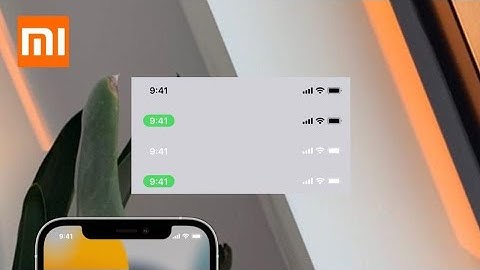 iPhone Status Bar on Android - How To Get iOS Status Bar on Xiaomi, Redmi, Poco (iOS 15)