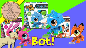 Build A Bot Special Delivery! We Build A Dinosaur - Bunny Rabbit & Fox Then Mix Them Up!