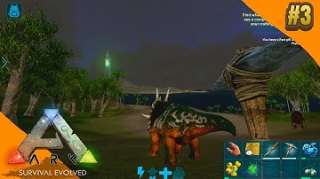 ARK Survival Evolved Mobile - Gameplay Walkthrough Part #3 (TAMING,HUNTING DINOS, ENGRAMS CRAFTING)