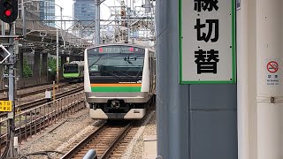 宇都宮線E231系1000番台宮ﾔﾏU68編成+E233系3000番台宮ﾔﾏU628編成普通小金井行き1558E 東京発車