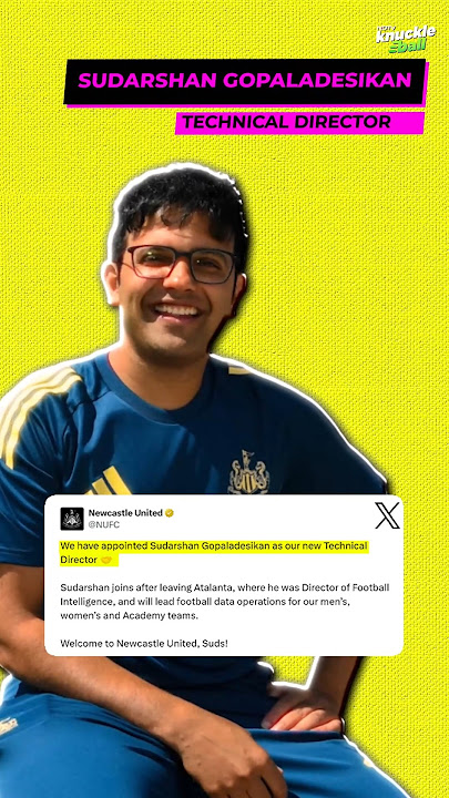 Who is Sudarshan Gopaladesikan? Newcastle's new 'Indian' Technical Director | #football