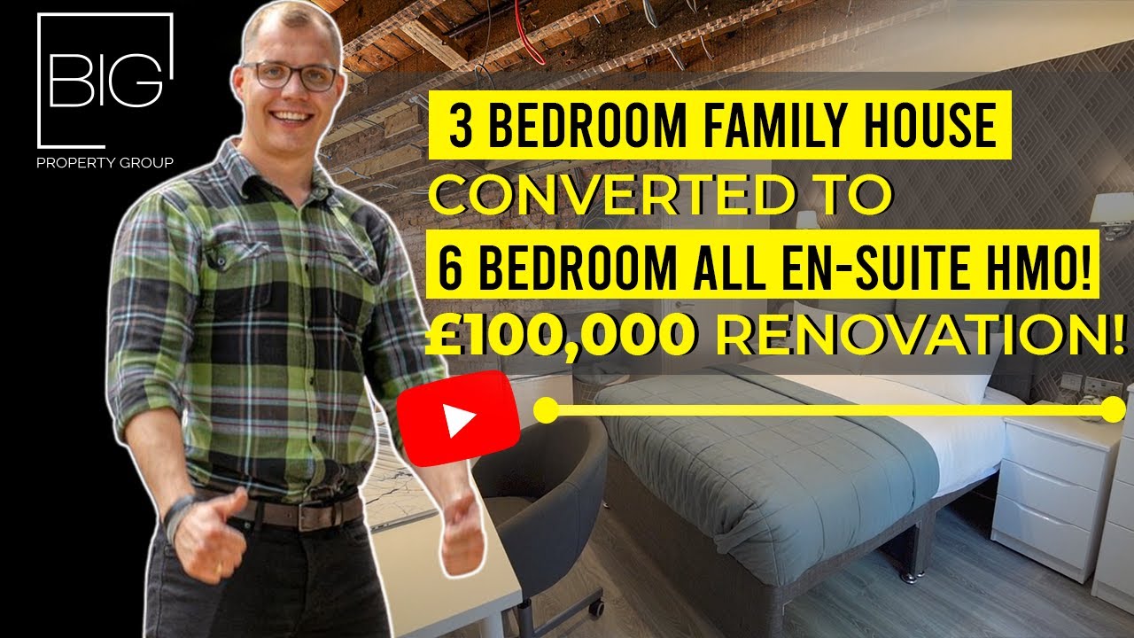 Luxury HMO Project Tour UK | £100,000 Renovation | Aidas Grubliauskas | Big Property Group