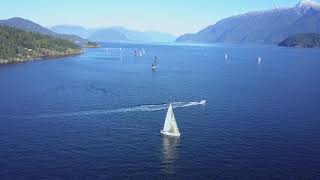 Sailboats Around Bowen Island by Social Puppy 522 views 5 years ago 1 minute, 11 seconds