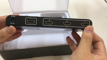 HDMI Switch 3 Port อุปกรณ์สลับหน้าจอ รุ่น HDMI-301