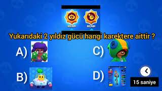 Brawl Stars Quiz (Türkçe) #1