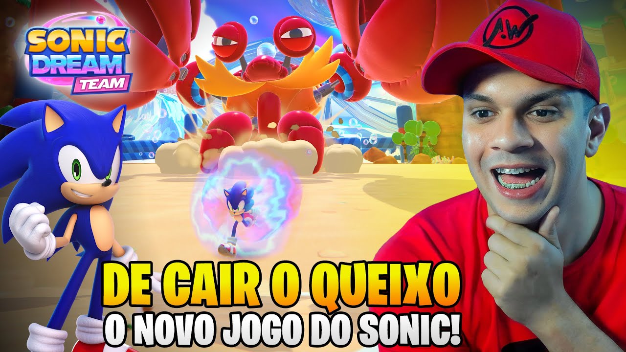 OFICIAL! NOVO JOGO SONIC 3D PARA CELULAR  Sonic Dream Team react e análise  