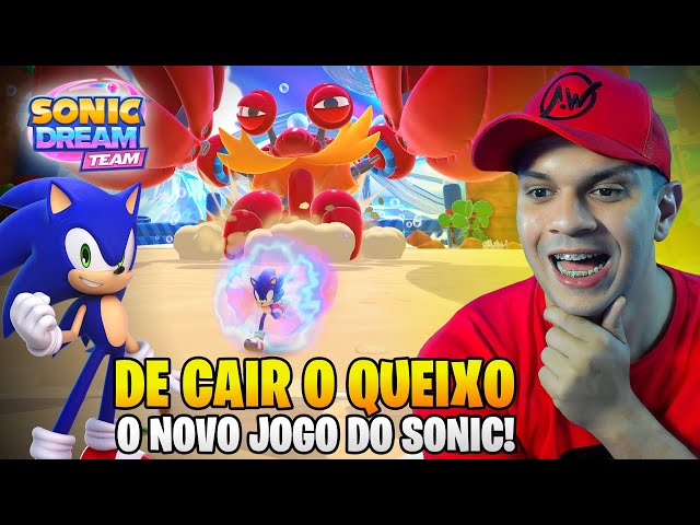 OFICIAL! NOVO JOGO SONIC 3D PARA CELULAR  Sonic Dream Team react e análise  