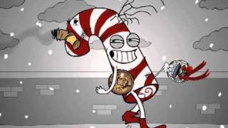 Minty the Candy Cane (cartoon) Minty walks FOREVER