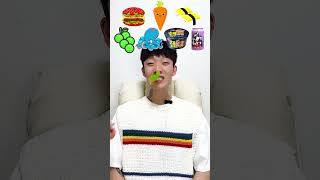 Random Rainbow food MUKBANG🌈 #shorts