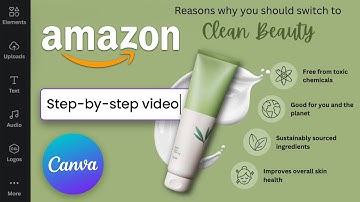 Selling Amazon infographic and Amazon ADS with Easy Canva Tutorial for beginners.