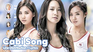 2PM & Girls Generation - Cabi Song (Line Distribution   Lyrics Karaoke) PATREON REQUESTED