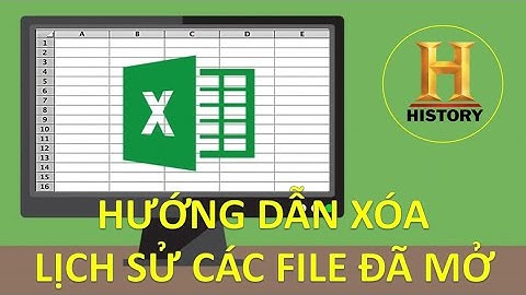 Hướng dẫn xóa lịch sử các file excel đã mở (xóa danh sách recent document trong excel)