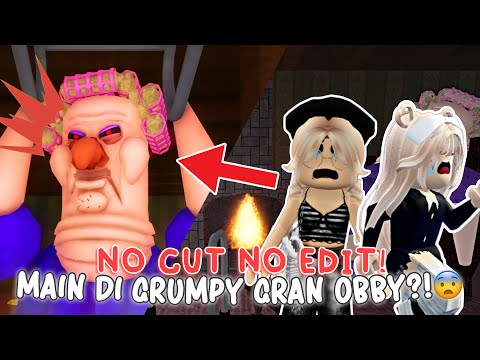 NO CUT NO EDIT MAIN HORORR ?!!👻😨 *HARD MODE* Grumpy Gran Scary Obby !👵🏻 | Roblox Indonesia🇮🇩 |