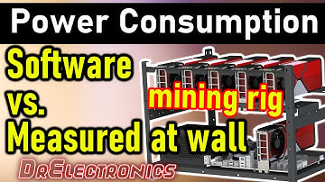 Mining rig power consumption Software vs Actual | DrElectronics