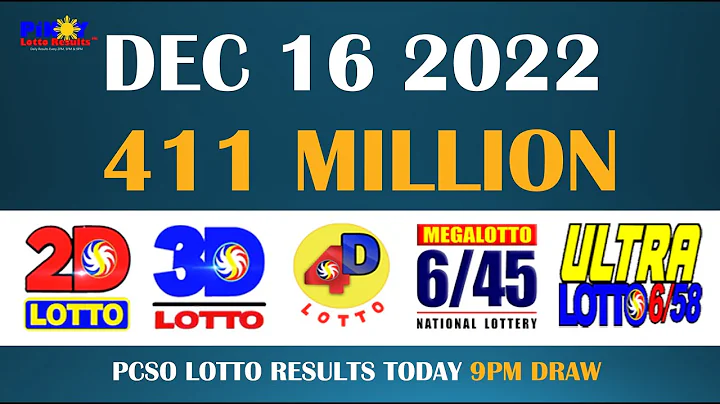 Lotto Results Today: 9PM Draw | Friday, December 16, 2022 [Complete Details]