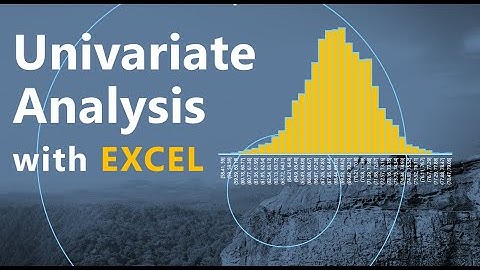 Univariate Analysis with Excel: Distributions, Sampling, Descriptive Statistics, ECDF