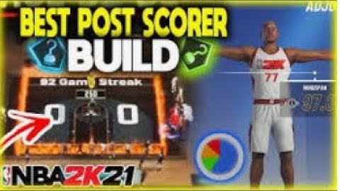 My 7’3 post scorer dominates the park|best post scorer build😱