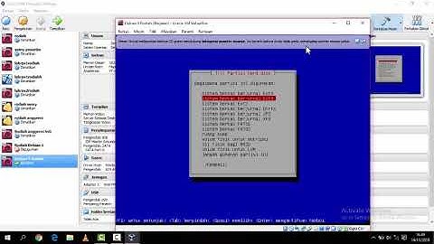 Cara-cara Menginstall Debian 9 Pemartisian Manual di Virtual Box