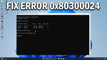 How To Fix Error 0x80300024 when installing Windows 11 or 10 - Easy Fix